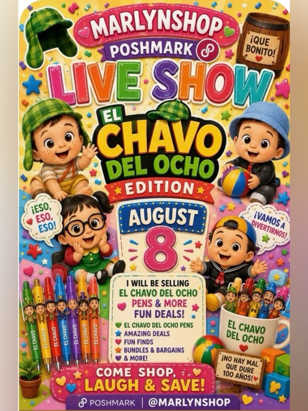 Marlynshop Presents El Chavo del Ocho Edition Live show!